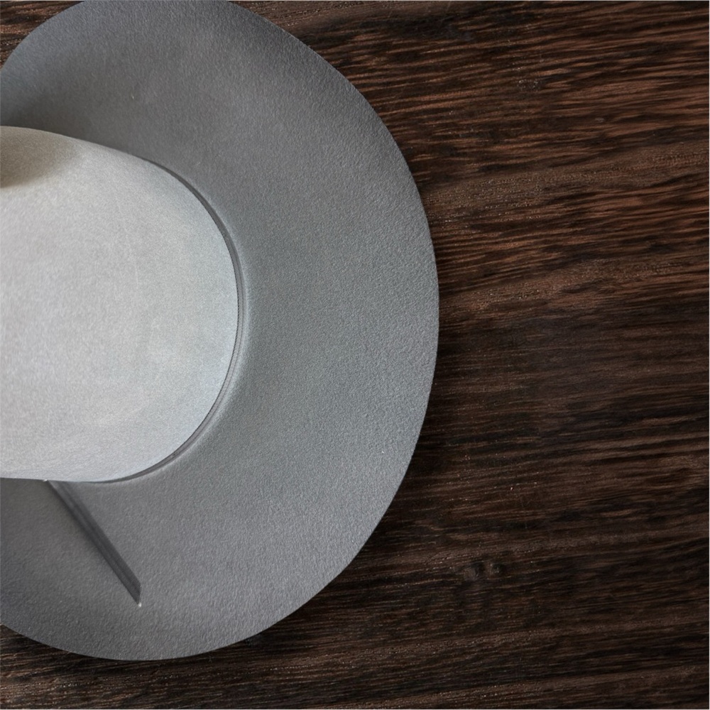 Vintage Stetson Beaver 4X Dark Grey Cowboy Hat - Picture 6 of 11